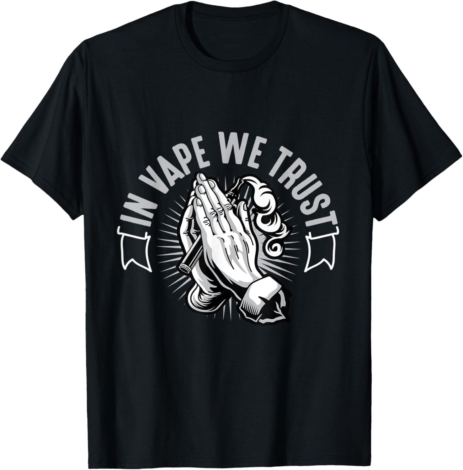 Vaping Shop - In Vape We Trust Praying Hands