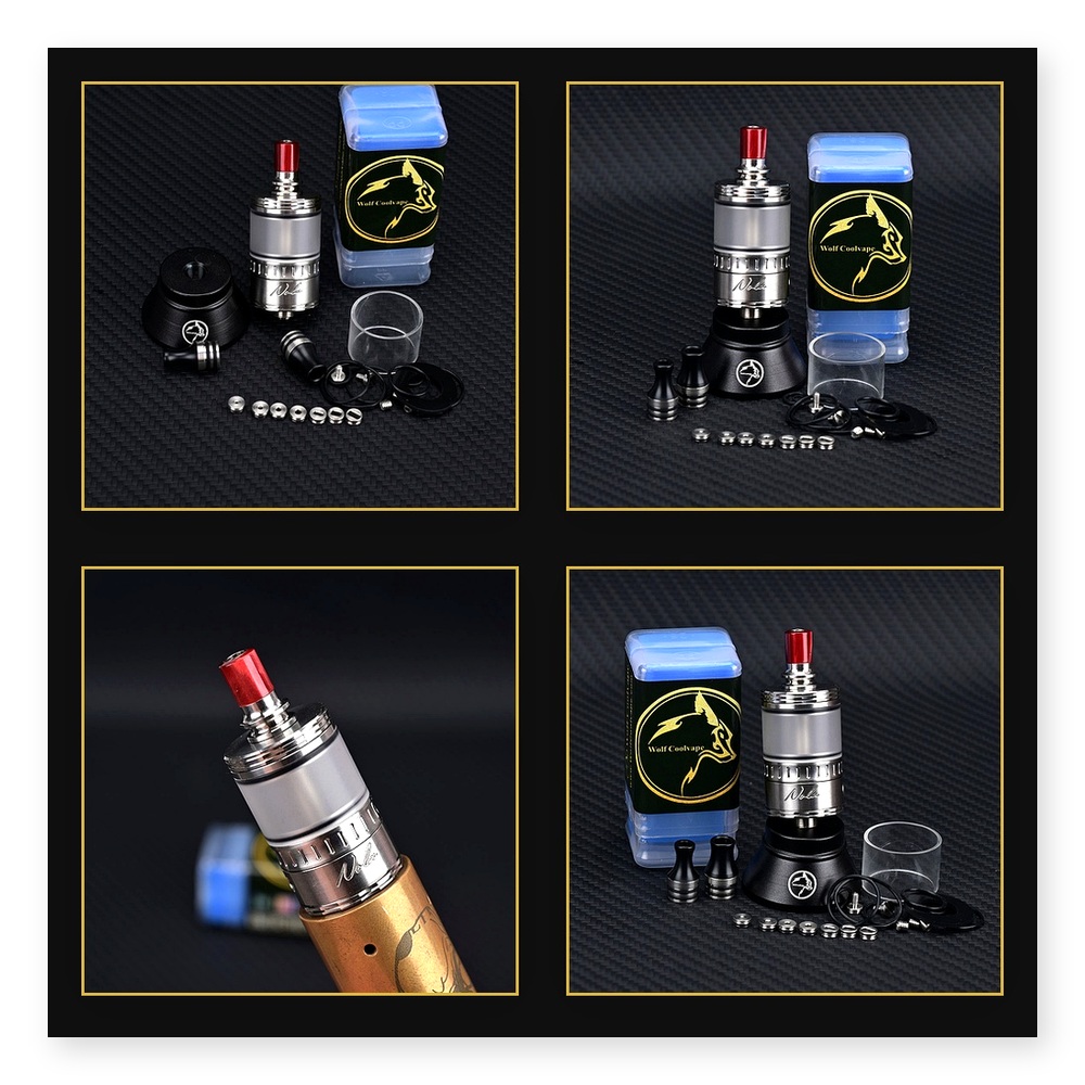 Vaping Air - Wolfcoolvape NOLA RTA 3.2ml Rebuildable Atomizer