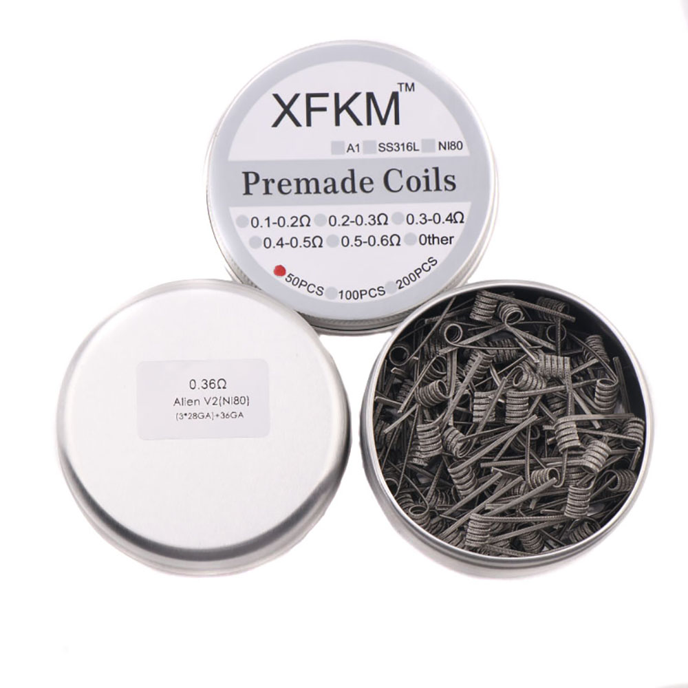 Mới XFKM 100 Cái/hộp NI80/A1/S - đánh giá và giá Clapton Wire Pre Built