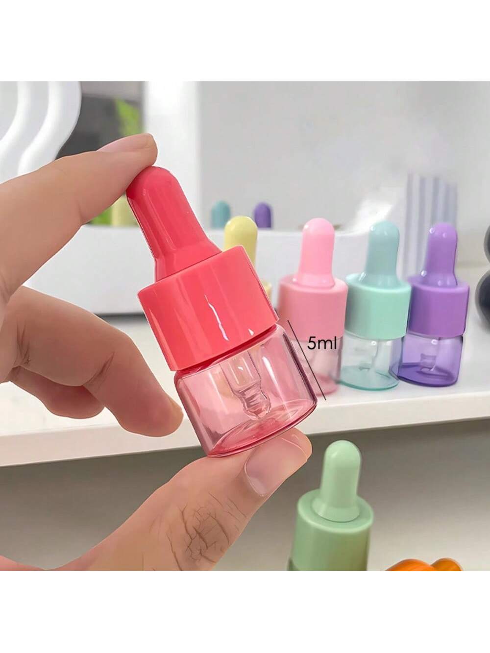 5 Pcs 5ml 10ml Colored Glass D - đánh giá và giá Juice Bottle Dropper