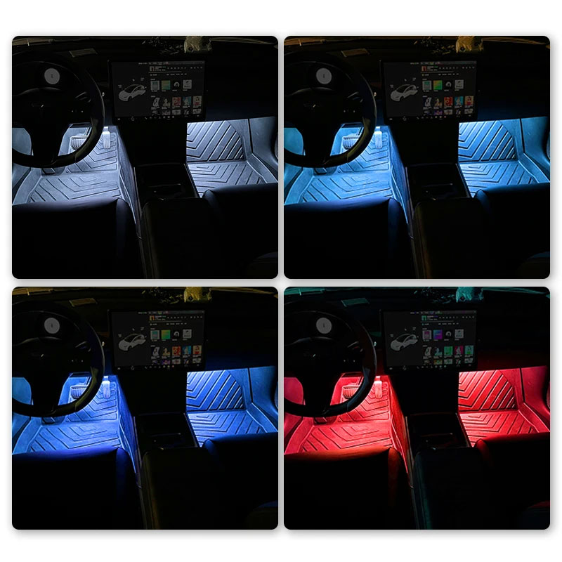 Car Neon Light Foot Light LED  - đánh giá và giá Vape Decoration
