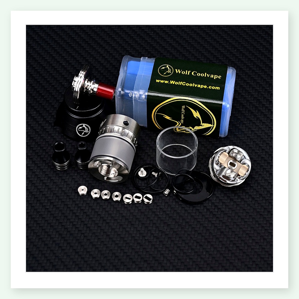 Wolfcoolvape NOLA RTA 3.2ml Re - đánh giá và giá Vaping Air