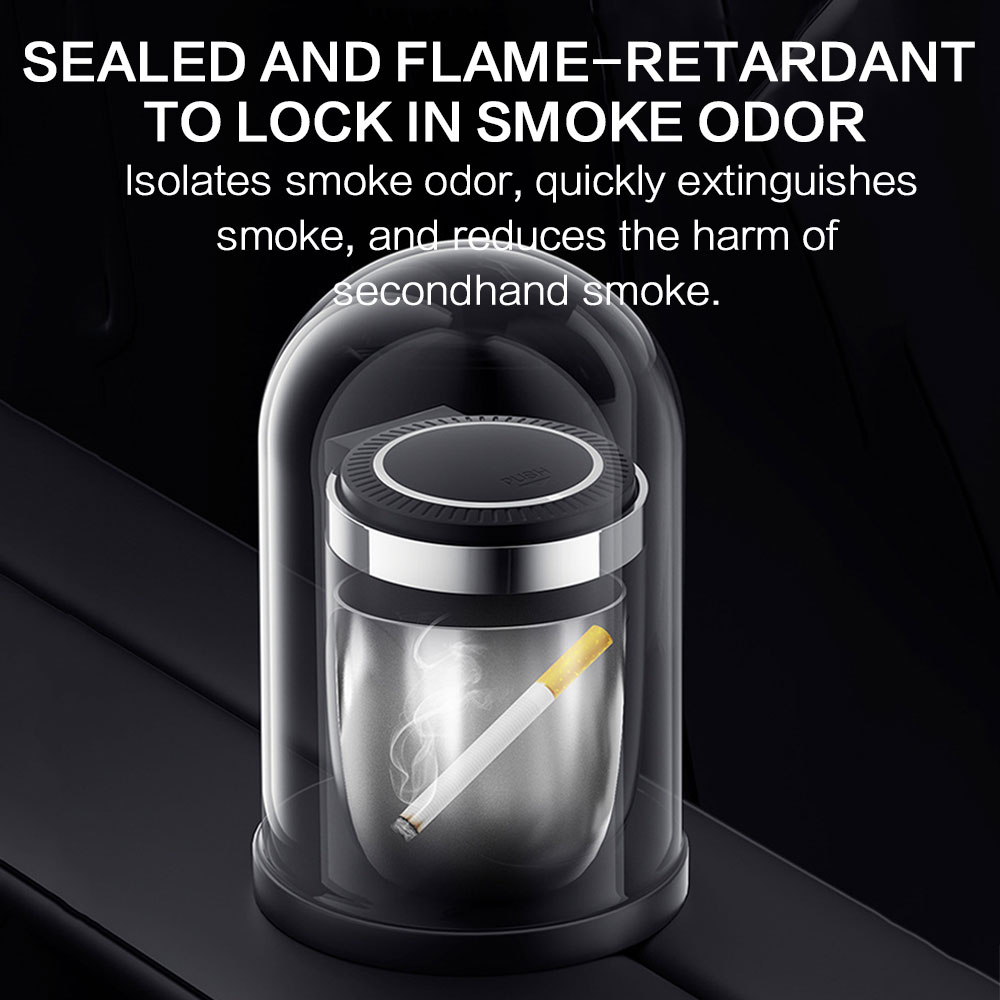 Car Ashtray With Led Light Smo - đánh giá và giá Vape Decoration