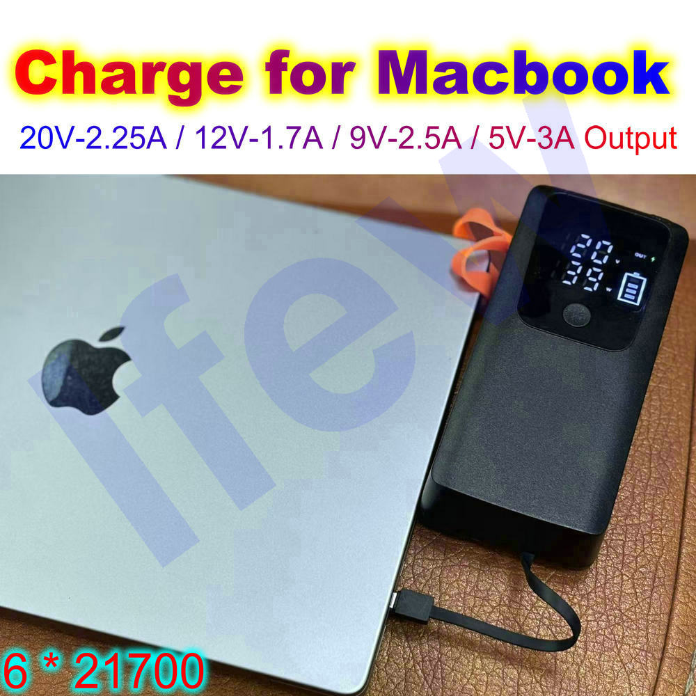 45W Power Bank Shell 21700 Bat - đánh giá và giá Battery Case Storage
